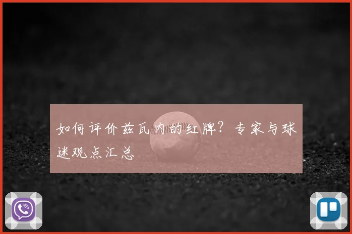 如何评价兹瓦内的红牌？专家与球迷观点汇总